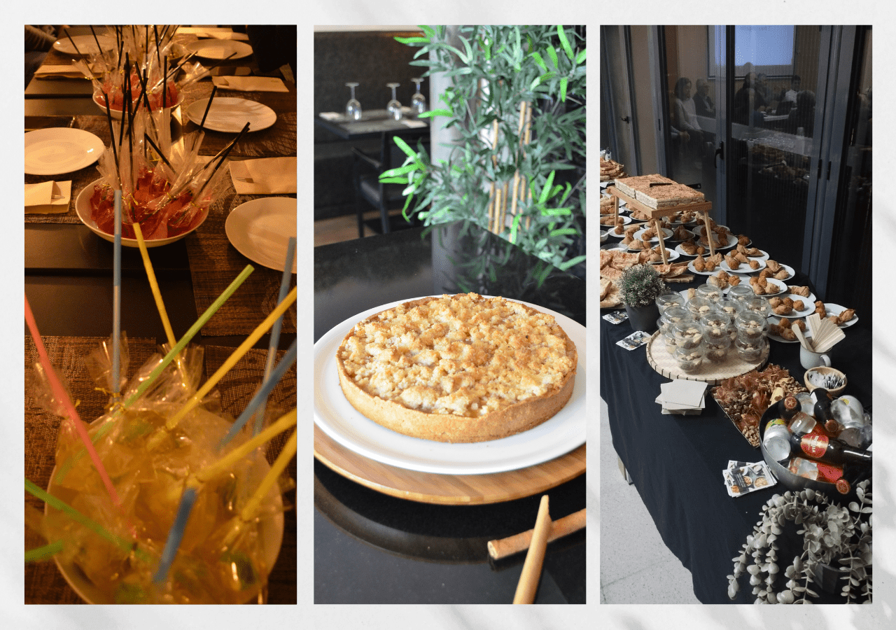 servei de càtering de Katán Restaurant per tot tipus d'esdeveniments: festa d'aniversari, un àpat veggie, festa infantil, inauguració d'un negocio reunió d'empresa
