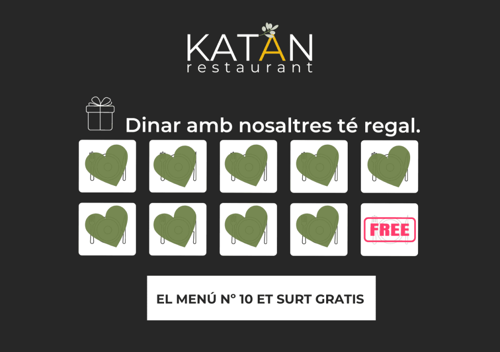 Promo permanente Menu mediodía Katán Restaurant