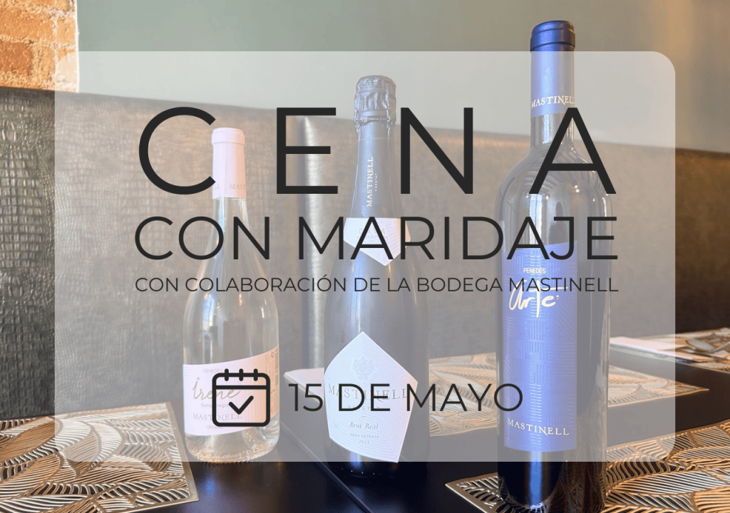 Cena con maridaje con colaboración de la bodega Mastinell - en Katán Restaurant - en el centro de Terrassa